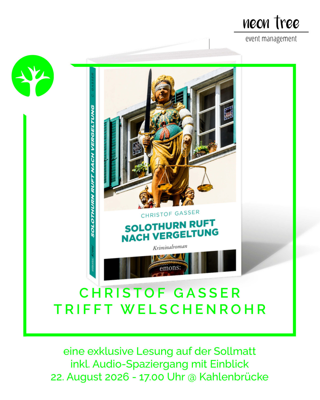 Lesung mit Christof Gasser in Welschenrohr